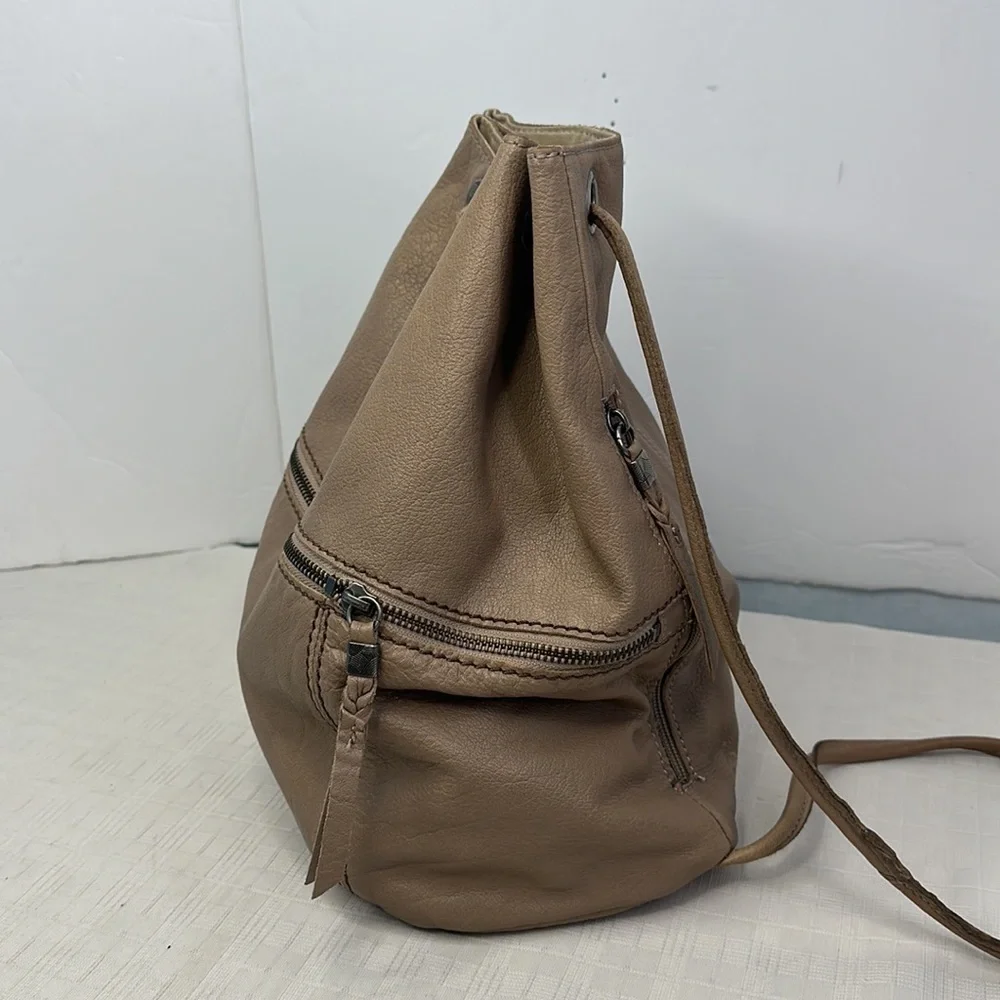 The Sak Camino 100% Leather Backpack Crossbody Bag